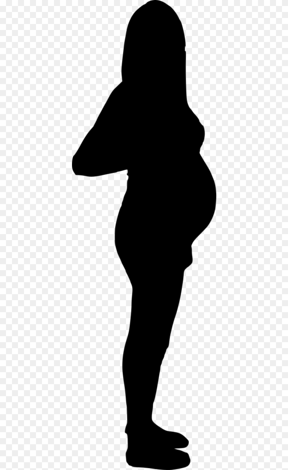 Pregnant Woman Silhouette, Adult, Female, Person Png Image