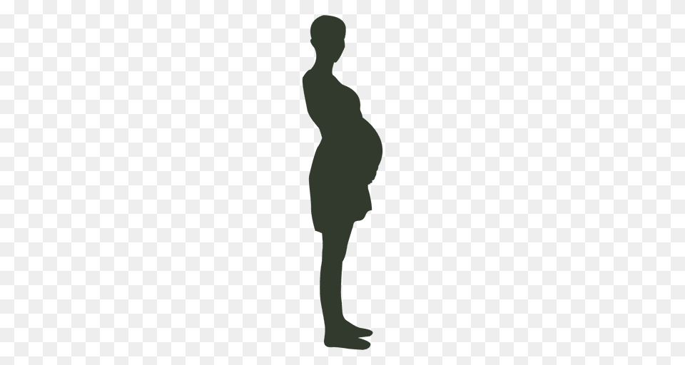 Pregnant Woman Silhouette Clip Art, Person, Head Free Png Download