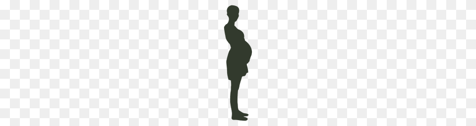Pregnant Woman Silhouette Gymnastic, Adult, Male, Man, Person Png