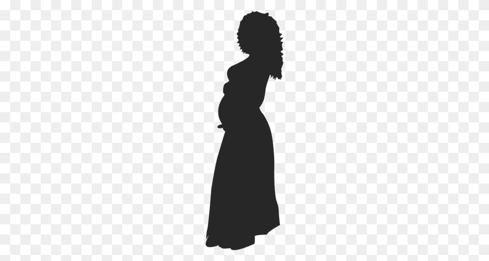 Pregnant Woman Walking, Silhouette, Adult, Female, Person Free Png Download