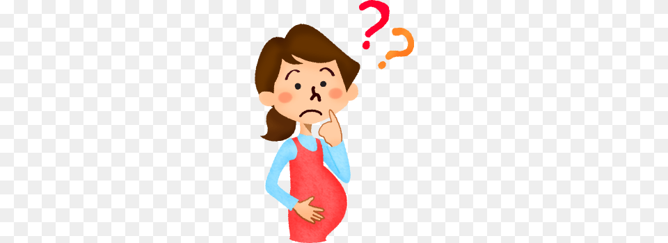 Pregnant Woman Wondering Clipart Illustrations, Baby, Person, Face, Head Free Png Download