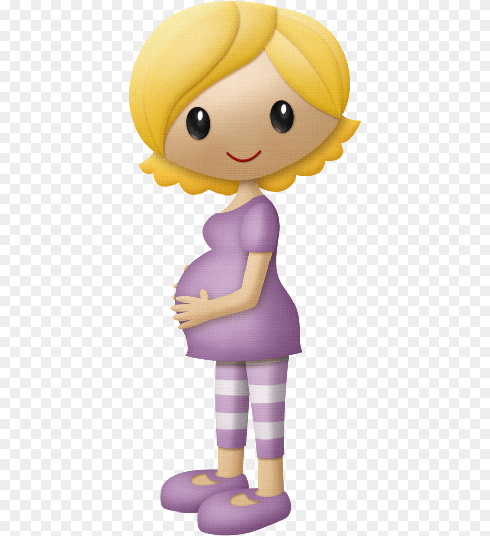Pregnant Women Party Cartoon, Doll, Toy Free Png Download