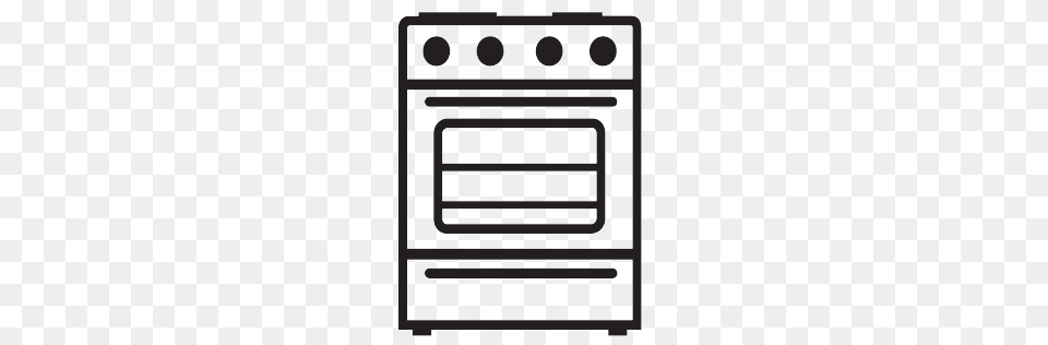 Preheat Clipart Group With Items, Device, Appliance, Electrical Device, Oven Free Png