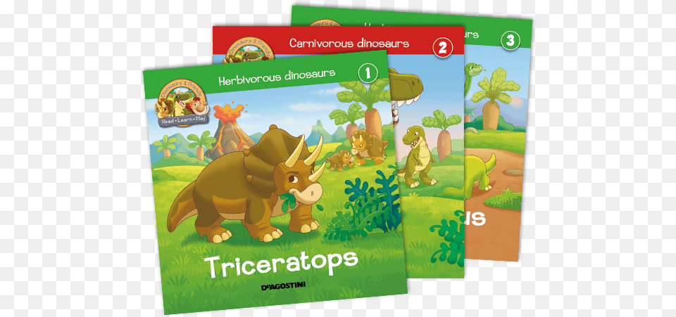 Prehistoric Animals Deagostini Dinosaurs And Friends, Advertisement, Poster Free Transparent Png