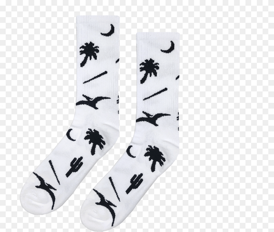 Prehistoric Sock White Sock, Clothing, Hosiery, Baby, Person Free Png Download