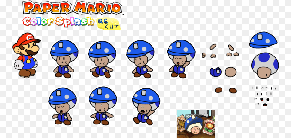 Prelude To The Recolored Paper Tale Cartoon, Baby, Person, Game, Super Mario Free Transparent Png