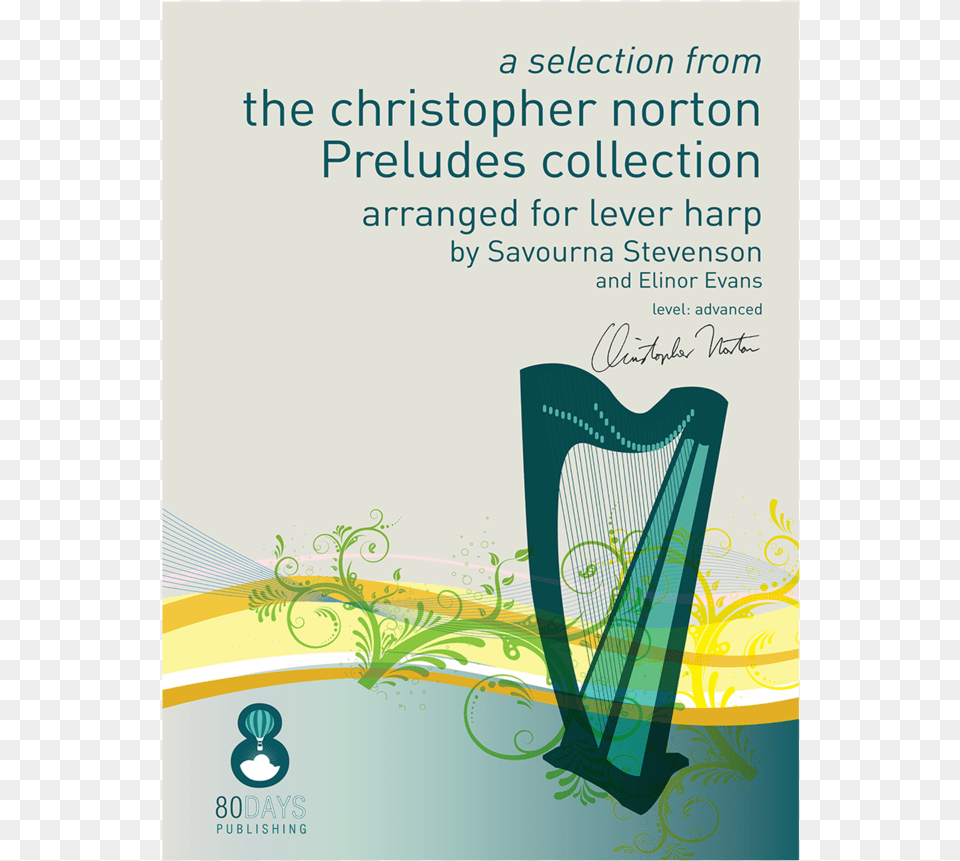Preludes Collection 1 For Lever Harp Cover Print For Harp, Advertisement, Poster, Musical Instrument Png