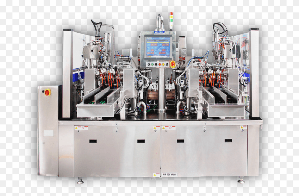 Premade Pouch Filling Machine Quad Front Viking Masek Packaging Machine Free Png Download