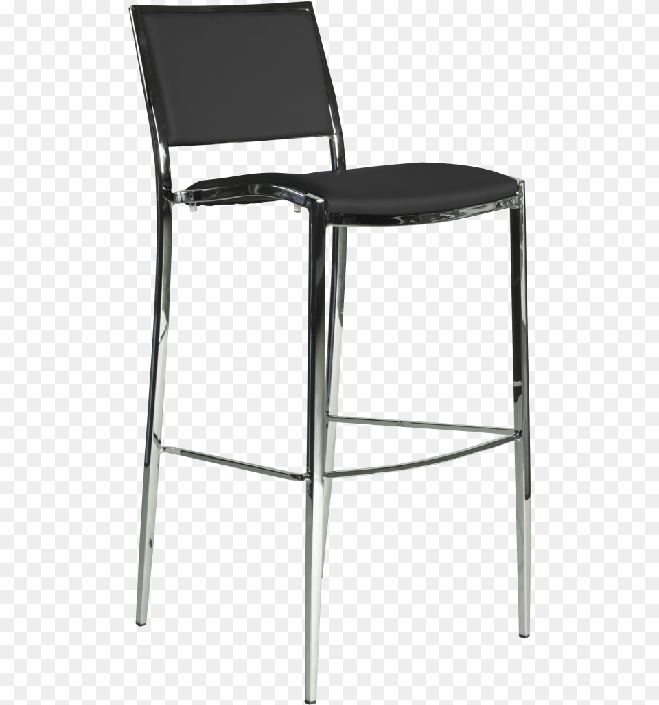 Premier Series Black Bella Steel Barstool Lisbon Stool, Chair, Furniture Png Image