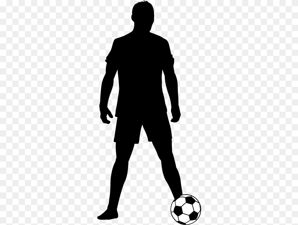 Premier Soccer Development Academy With Football Soccer Player Silhouette, Ball, Soccer Ball, Sport Png
