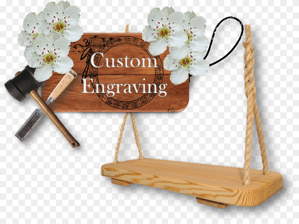 Premier Wood Tree Swing For Just 109 Swing, Flower, Plant, Device, Hammer Free Transparent Png