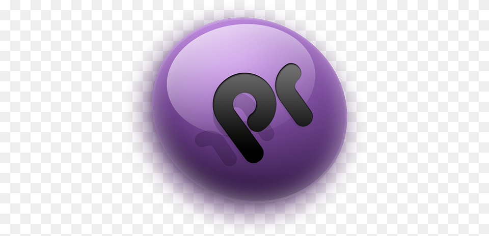 Premiere Icon Myiconfinder Circle, Purple, Sphere, Number, Symbol Png Image
