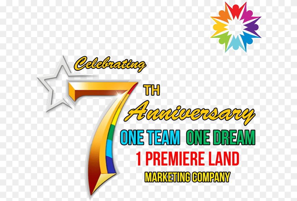 Premiere Land Marketing Company 7th Year Anniversary Graphic Design, Logo, Symbol Png