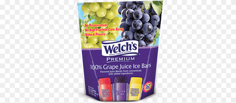 Premium 100 Juice Ice Bars, Food, Fruit, Grapes, Plant Free Transparent Png