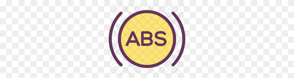 Premium Abs Service Car Automobile Vehicle Sign Icon, Logo, Disk Free Png