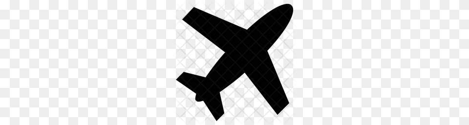 Premium Airplane Icon Download, Pattern, Blackboard Free Transparent Png