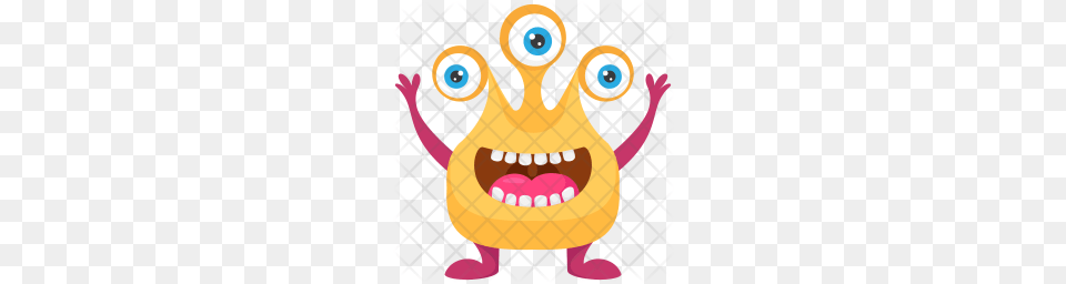 Premium Alien Monster Icon, Body Part, Mouth, Person, Teeth Png Image