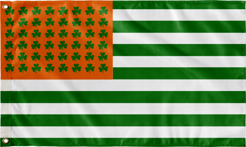 Premium American Irish Flag Flag Png