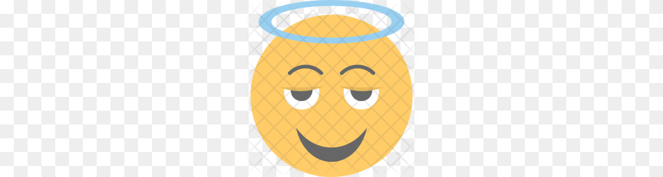 Premium Angel Emoji Icon Download, Jar, Pottery, Face, Head Free Transparent Png