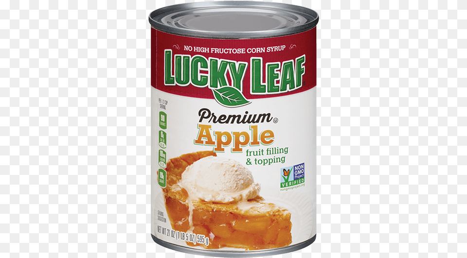 Premium Apple Fruit Filling Amp Topping Lucky Leaf Pie Filling Apple, Tin, Food, Ketchup, Can Free Png Download