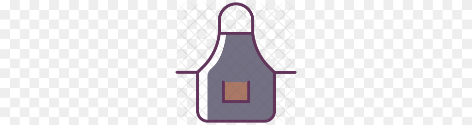 Premium Apron Clothing Cook Cooking Kitchen Uniform Icon, Smoke Pipe Png Image