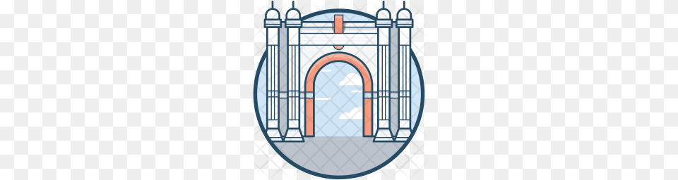 Premium Arc De Triomf Icon Download, Arch, Architecture, Gate Png Image