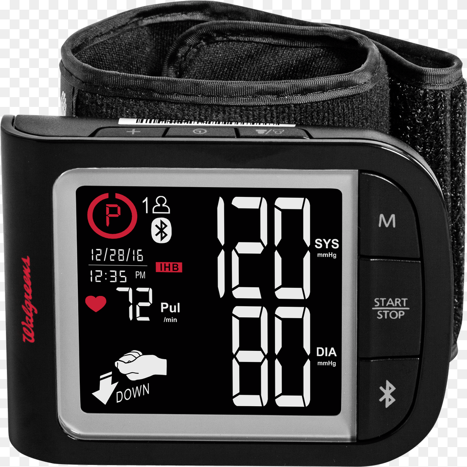 Premium Arm Blood Pressure Monitor Walgreens Premium Wrist Blood Pressure Monitor, Screen, Computer Hardware, Electronics, Hardware Png
