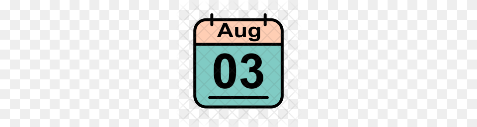 Premium August Icon, Text, Number, Symbol Free Transparent Png
