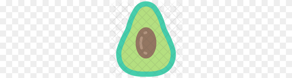 Premium Avacado Icon Avocado, Food, Fruit, Plant Free Png Download