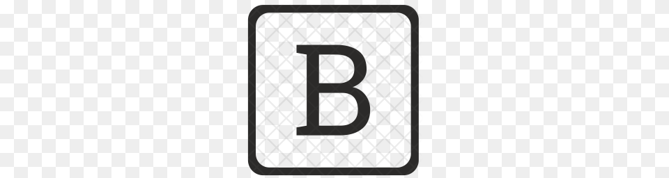 Premium B Letter Icon Download, Symbol, Text, Number Png