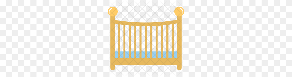 Premium Baby Crib Icon, Furniture, Infant Bed, Gate Free Png