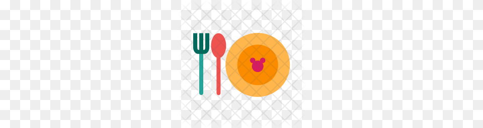 Premium Baby Food Icon Download, Cutlery, Fork, Spoon, Disk Png