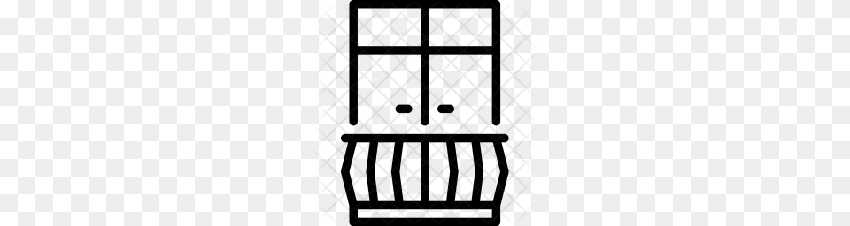 Premium Balcony House Home Window Furniture Icon Pattern, Home Decor, Texture Free Png Download