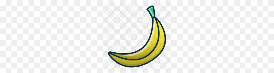 Premium Banana Icon Food, Fruit, Plant, Produce Free Png Download