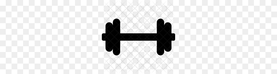 Premium Barbell Dumbell Fitness Weight Icon Pattern Free Png Download