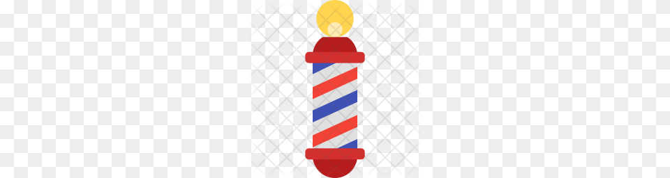 Premium Barber Pole Icon, Fence, Dynamite, Weapon Png