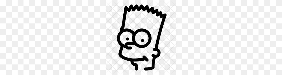 Premium Bart Simpson Icon, Pattern Free Png Download