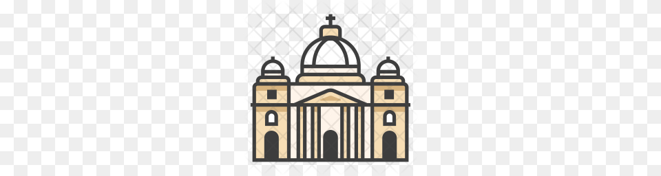 Premium Basilica Icon, Architecture, Building, Dome, Cathedral Png