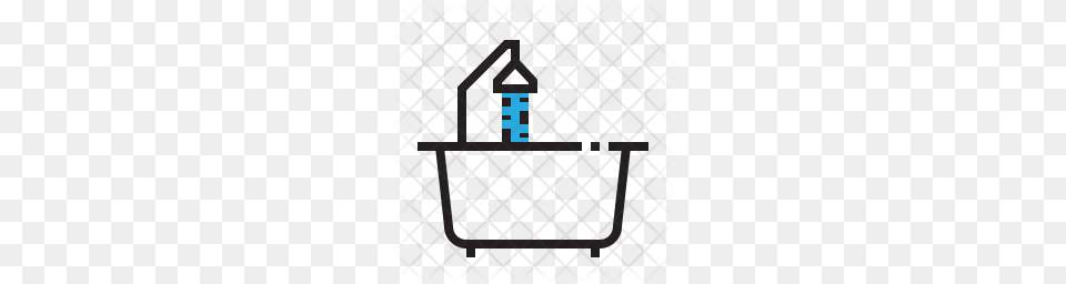 Premium Bathtub Icon, Accessories, Bag, Basket, Handbag Free Png Download