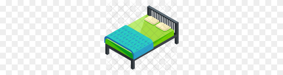 Premium Bed Icon Formats, Furniture, Crib, Infant Bed Free Transparent Png