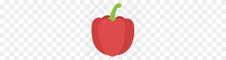 Premium Bell Pepper Icon Download, Bell Pepper, Food, Plant, Produce Png Image