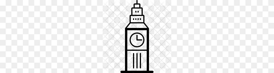 Premium Big Ben Tower Icon Download, Pattern Free Png