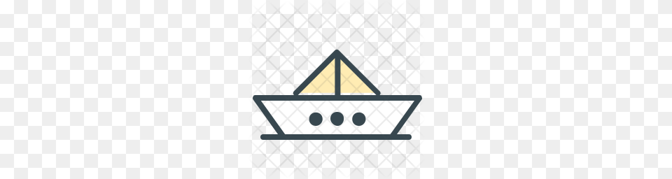 Premium Boat Icon Download, Triangle Free Transparent Png