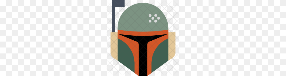 Premium Boba Icon Helmet, Cross, Symbol, Crash Helmet Free Png Download