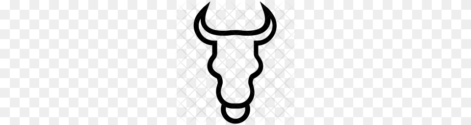 Premium Bulls Head Icon Download, Pattern Free Transparent Png
