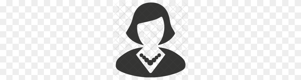 Premium Business Woman Icon Download, Stencil Free Transparent Png