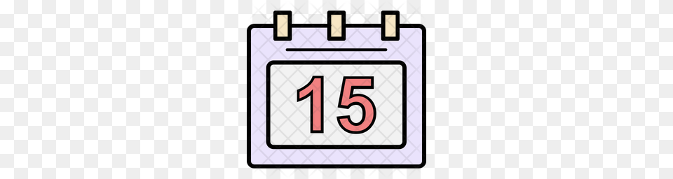 Premium Calendar Icon Download, Text, Number, Symbol, Scoreboard Png Image