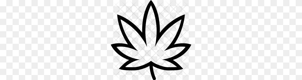 Premium Cannabis Icon Download, Pattern, Texture Png Image