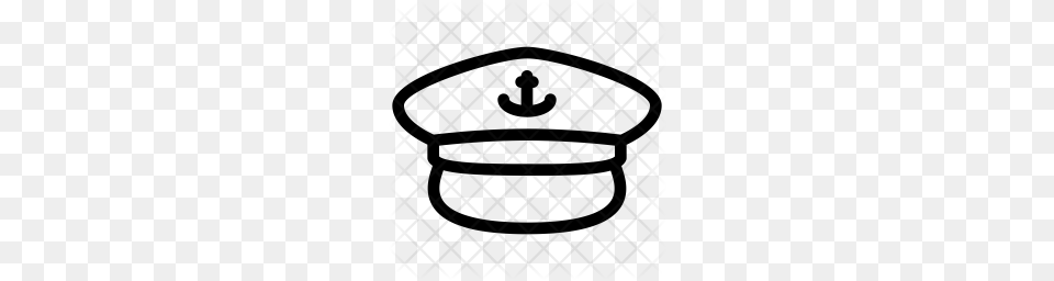 Premium Captain Hat Icon Pattern Free Png Download
