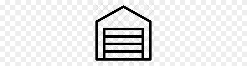 Premium Car Garage Icon Pattern, Home Decor, Texture Free Png Download